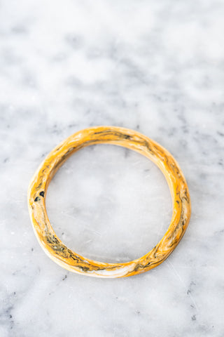 Wave Resin Stacking Bangle