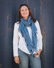 Xanthe Fan Lightweight Scarf