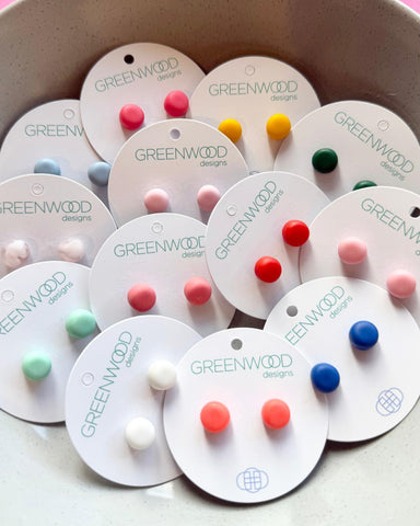 Handmade Round Earrings