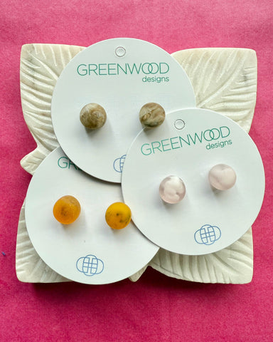 Handmade Round Earrings