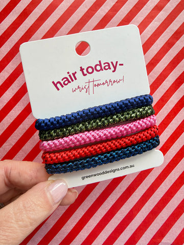 Hair Elastics Pack - Popping Candy