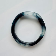 Wave Resin Stacking Bangle