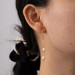 Freshwater Pearl Earrings 014