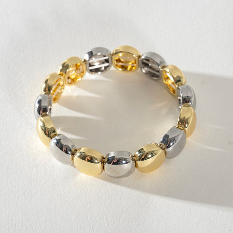 Gold Enamel Stacking Bracelet Collection