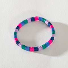 Colourful Enamel Stacking Bracelet Collection