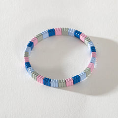 Colourful Enamel Stacking Bracelet Collection