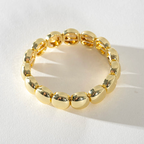 Gold Enamel Stacking Bracelet Collection