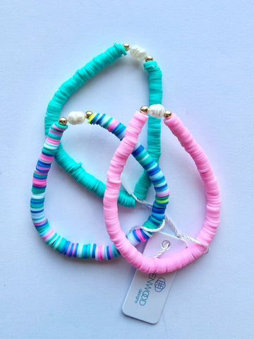 Emmy Pearl Pop Heishi Bracelet Bundle