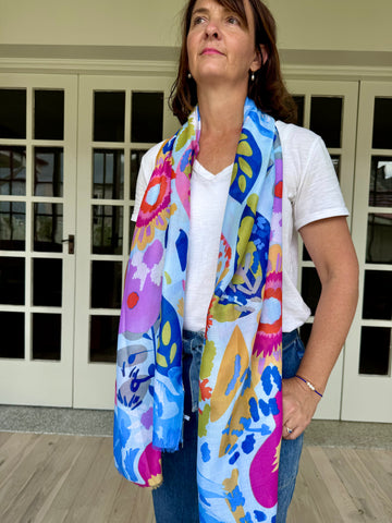 Ruby Lightweight Scarf Multi