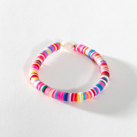 Pearl Pop Heishi Bead Bracelet