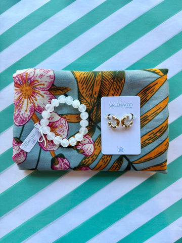 $70 Anna Scarf & Jewelry Bundle