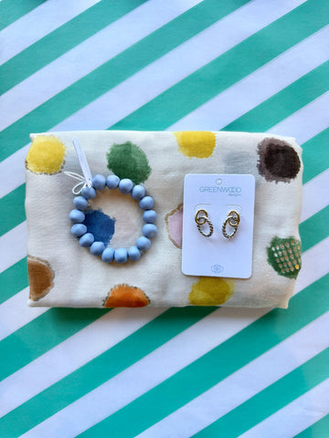 $70 Jamie Scarf & Jewelry Bundle