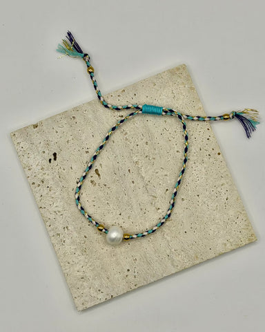 Freshwater Pearl Cord Bracelet, a great gift for teens who love stacking bracelets