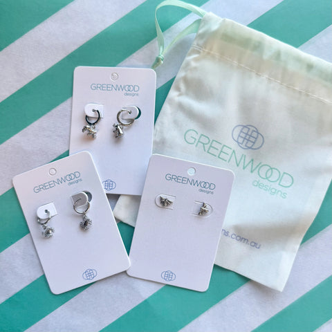$50 Petite Earring Bundle in Silver