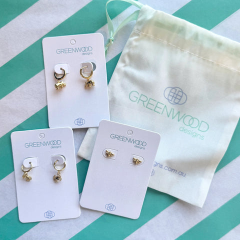 $50 Petite Earring Bundle in Gold