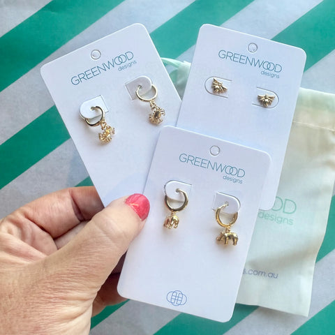 $50 Petite Earring Bundle in Gold