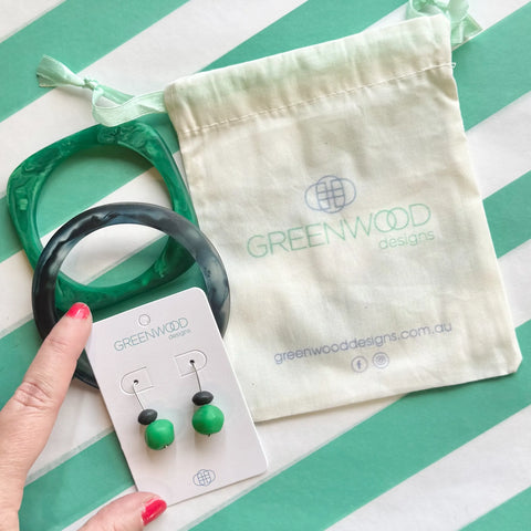 $25 Rock Drop & Bracelet Bundle in Green