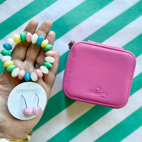 $50 Mentos Hot Pink Jewellery Case Bundle