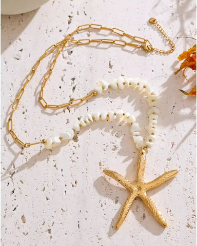 Coralie Starfish Necklace