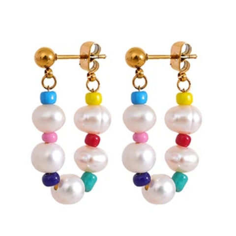 Freshwater Pearl Earrings 005