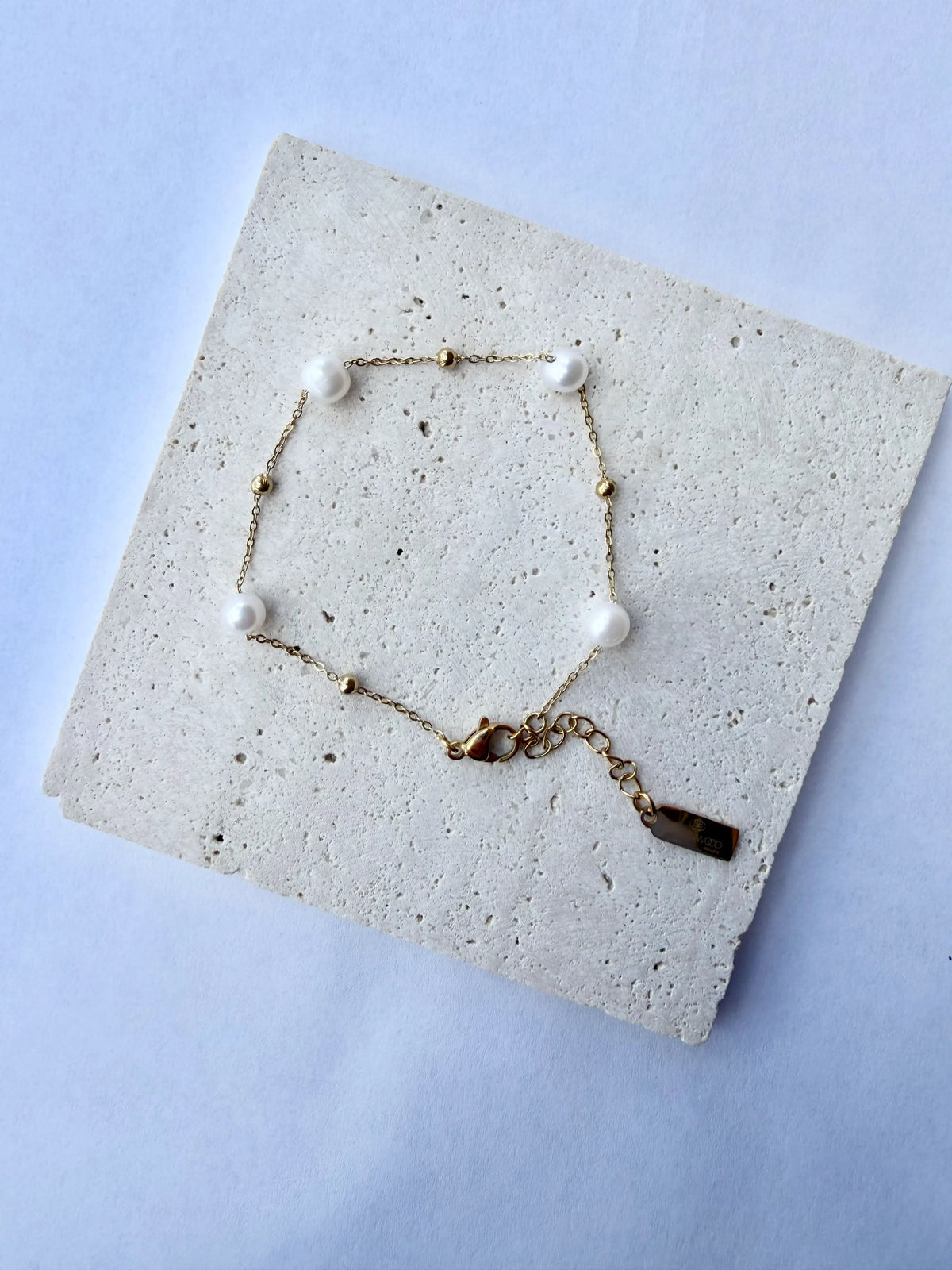 Amalfi Freshwater Pearl Gold Bracelet