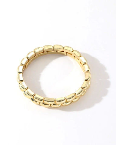 Colourful Enamel Stacking Bracelet Collection in Gold & Silver