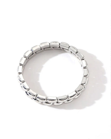 Colourful Enamel Stacking Bracelet Collection in Gold & Silver