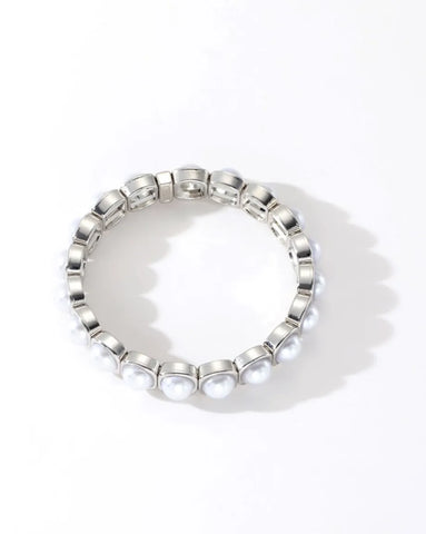 Colourful Enamel Stacking Bracelet Collection in Gold & Silver