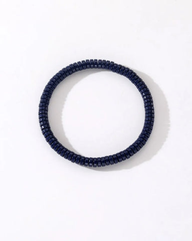 Colourful Enamel Stacking Bracelet Collection in Gold & Silver