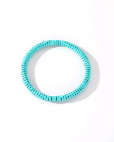 Colourful Enamel Stacking Bracelet Collection in Gold & Silver