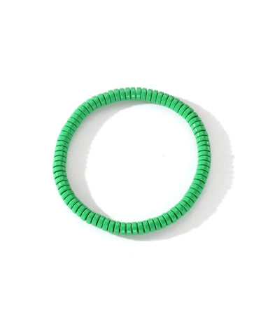 Colourful Enamel Stacking Bracelet Collection in Gold & Silver