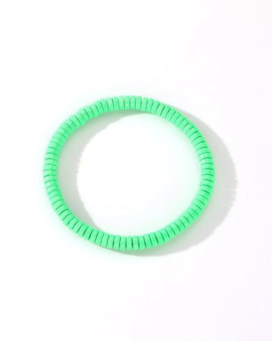 Colourful Enamel Stacking Bracelet Collection in Gold & Silver