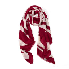 Isla Heart in Red Autumn/Winter Scarf