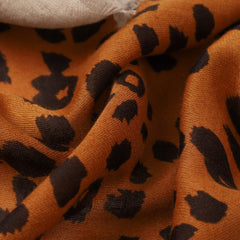 Estelle Leopard in Bronze Autumn/Winter Scarf