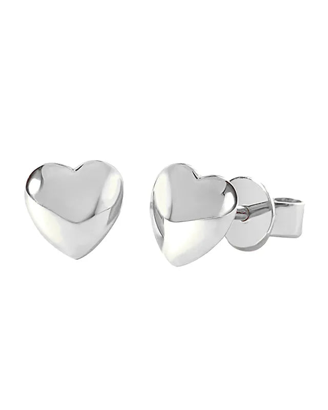 Olivia Delicate Heart Stud Earrings