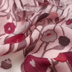 Frieda Floral in Pink Autumn/Winter Scarf