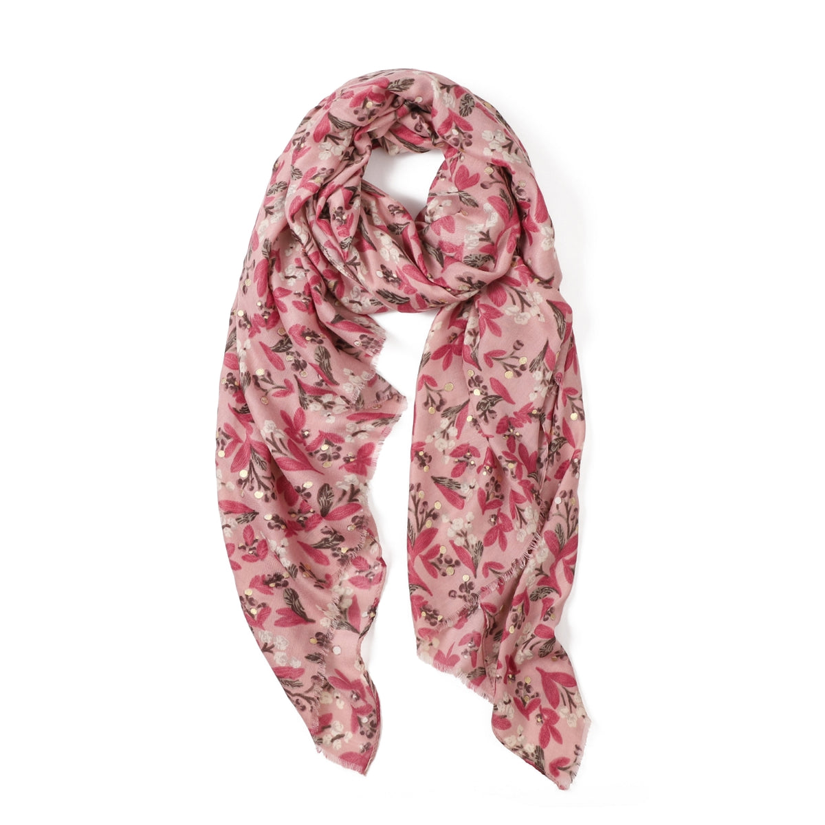 Cally Floral in Pink Autumn/Winter Scarf