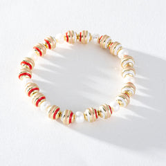 Freshwater Pearl & Enamel Stacking Bracelet Collection