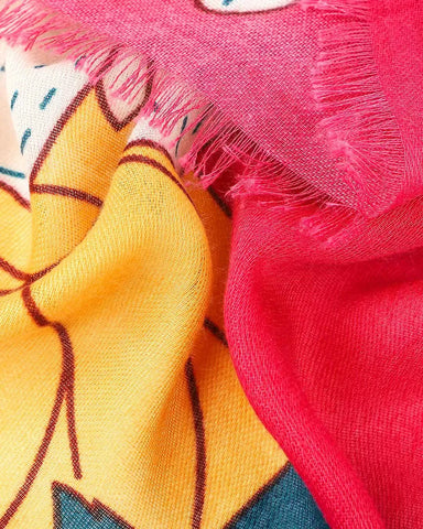 Bella Botanical in Pink Autumn/Winter Scarf