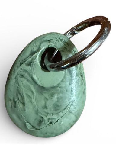 Egg Charm Resin Keyrings