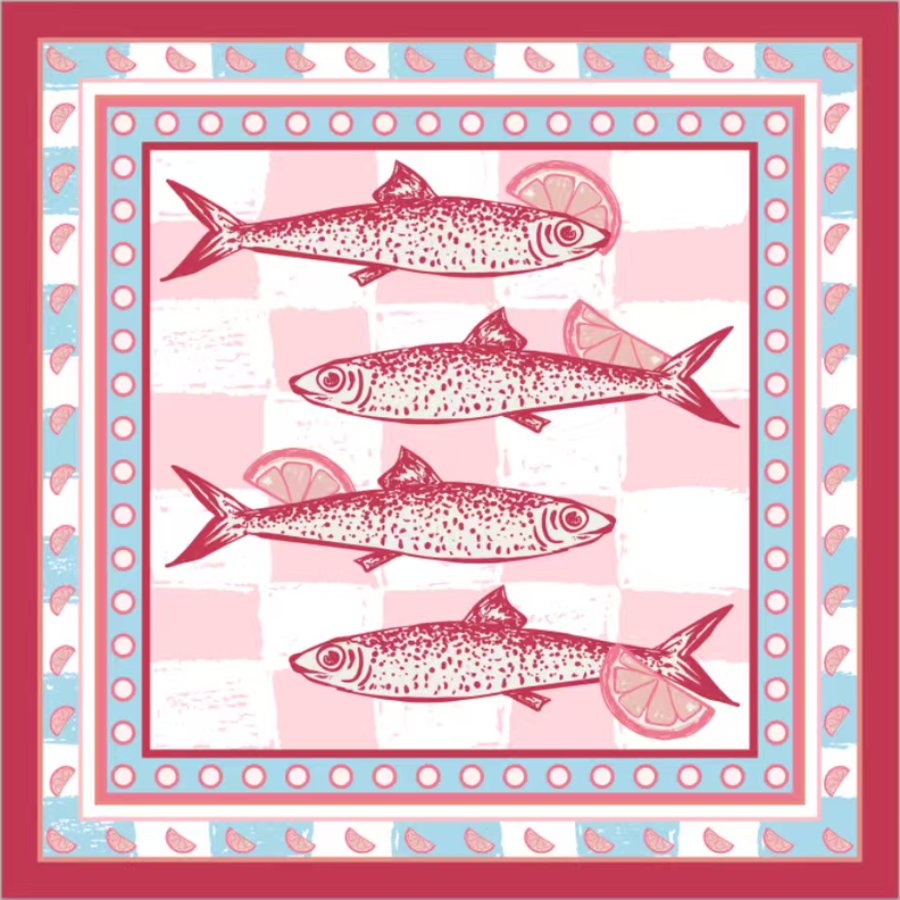 Sardina Silk Neck Scarf