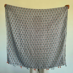 Olivia Floral in Grey Lightweight Scarf
