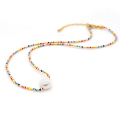 Multi Colour Pearl Necklace/Bracelet