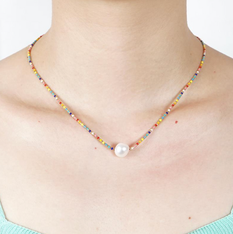 Multi Colour Pearl Necklace/Bracelet