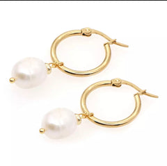 Freshwater Pearl Earrings 004